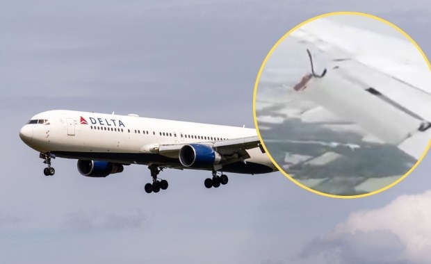 O krok od tragedii. Część skrzydła samolotu oderwała się godzinę przed lądowaniem