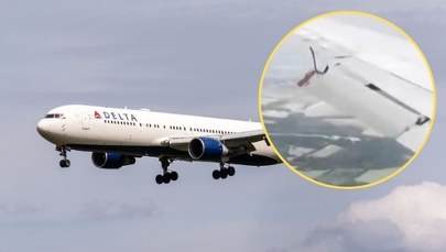 O krok od tragedii. Część skrzydła samolotu oderwała się godzinę przed lądowaniem