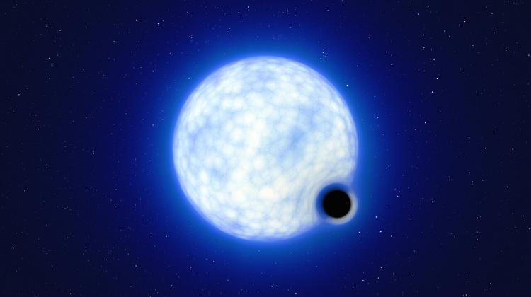 O odkryciu "uśpionej czarnej dziury" poinformowało Obserwatorium Astronomiczne Uniwersytetu Warszawskiego. /grafika: ESO /domena publiczna