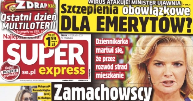 O podziale majątku Zamachowskich donosi "Super Express" /materiały prasowe