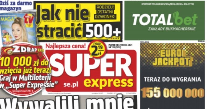 O randce Marceliny Zawadzkiej rozpisuje się "Super Express" /materiały prasowe