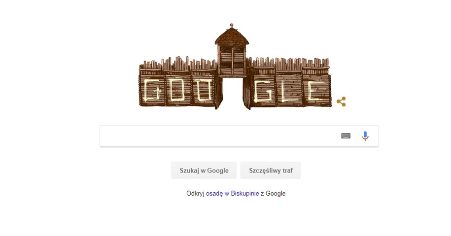 O rocznicy przypomina dziś nawet wyszukiwarka Google /zrzut ekranu /