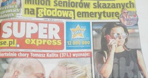 O rzekomej ciąży Ani pisze "Super Express" /Super Express