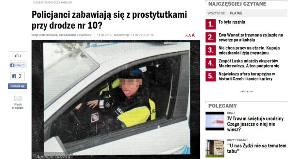 O sprawie pisze "Gazeta Wyborcza" /Informacja prasowa