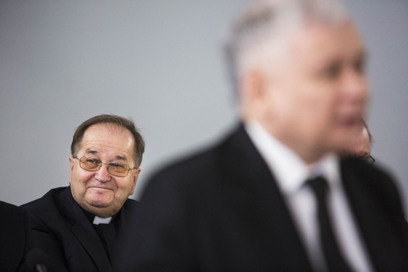 O. Tadeusz Rydzyk i prezes PiS Jarosław Kaczyński /Andrzej Hulimka  /Reporter