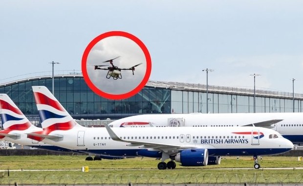O włos od tragedii na Heathrow. Dron omal nie uderzył w samolot pasażerski