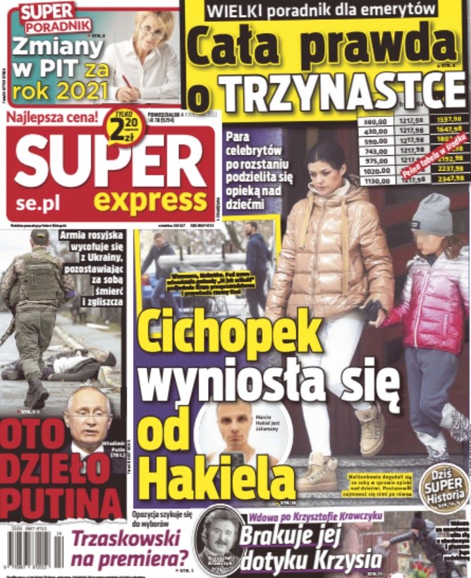 O wyprowadzce Cichopek informuje "Super Express" /materiały prasowe