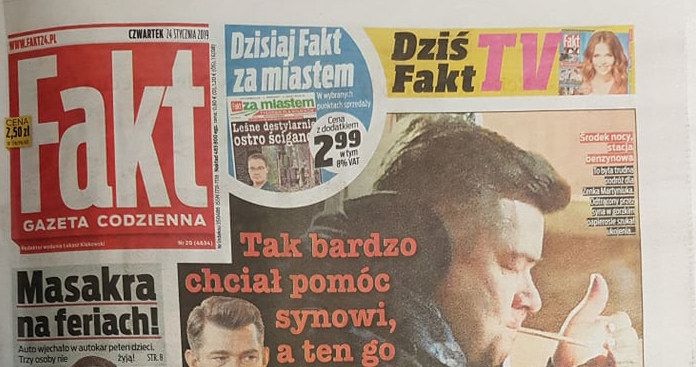 O Zenonie Martyniuku i jego synu pisze "Fakt" /Fakt /