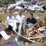 Obama odwiedził miasteczko Moore zniszczone przez tornado