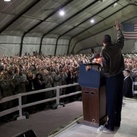 Barack Obama odwiedził żołnierzy w Afganistanie