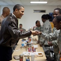 Barack Obama odwiedził żołnierzy w Afganistanie