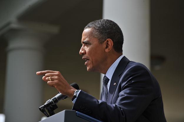 Obama ogłaszając swój plan w Białym Domu podkreślił, że podwyżki podatków są konieczne /AFP