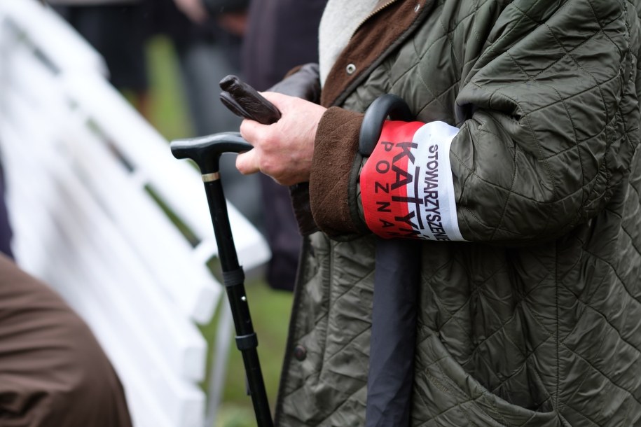 Obchody 77. rocznicy Zbrodni Katyńskiej /Jakub Kaczmarczyk /PAP