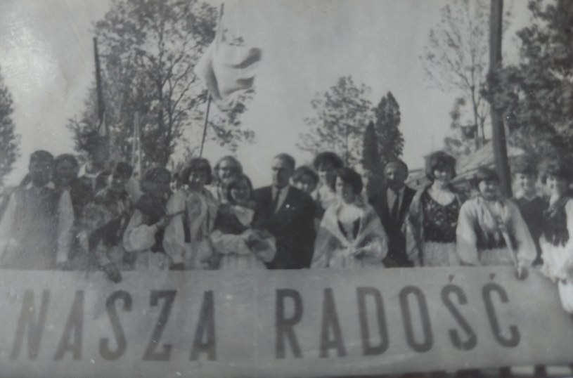 Obchody Święta Pracy w 1968 r. w Brzozowie (obecne woj. podkarpackie) /archiwum prywatne