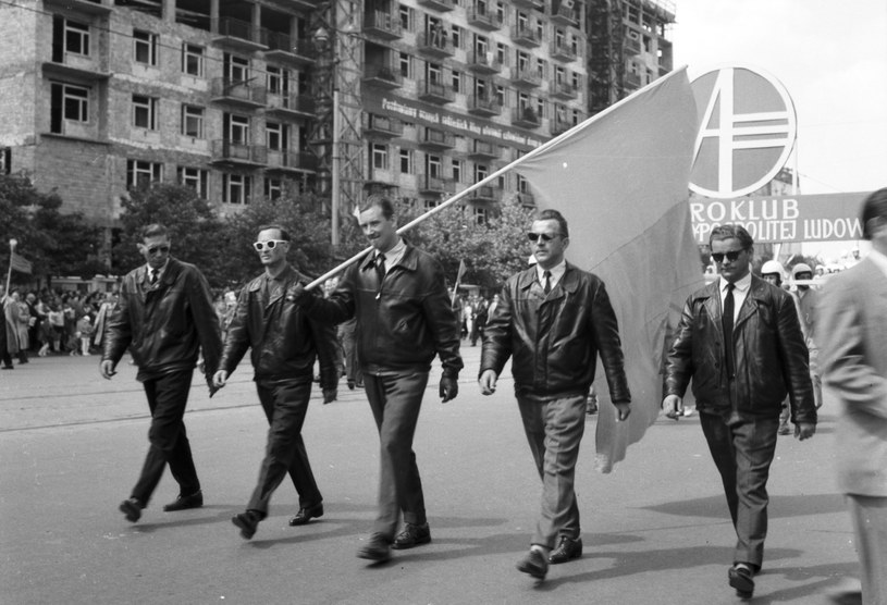Obchody Święta Pracy w Warszawie w 1961 r. /Z archiwum Narodowego Archiwum Cyfrowego
