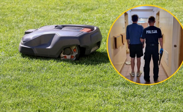 ​Obcokrajowiec próbował się włamać. Przestraszył go robot koszący
