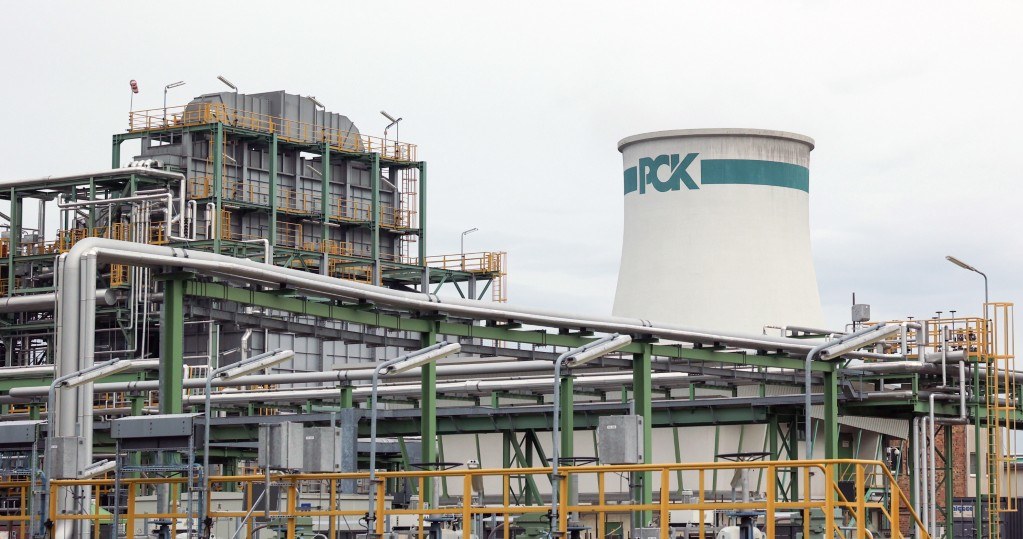 Obecnie rafineria PCK w Schwedt wykorzystuje tylko połowę swoich mocy produkcyjnych /JOERG CARSTENSEN / dpa Picture-Alliance via AFP /AFP
