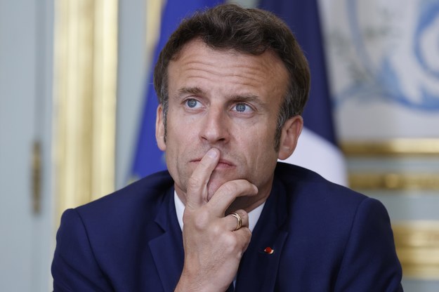 Obecny prezydent Francji Emmanuel Macron ubiega się o reelekcję. /LUDOVIC MARIN / POOL /PAP/EPA