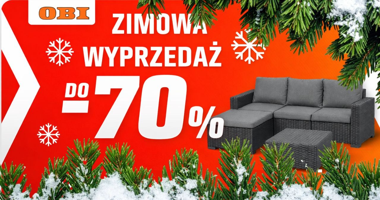 OBI właśnie odpaliło ZIMOWĄ WYPRZEDAŻ, a ceny spadają nawet o 70%! /CanvaPro /INTERIA.PL