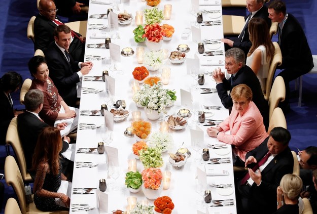 Obiad uczestników szczyt G20 /FELIPE TRUEBA / POOL /PAP/EPA