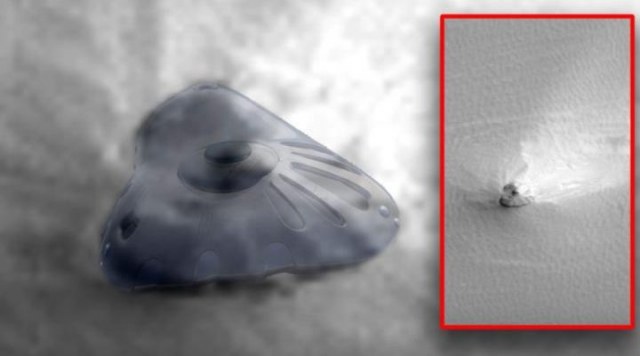 Obiekt na Marsie według ufologów może być statkiem kosmicznym /materiały prasowe