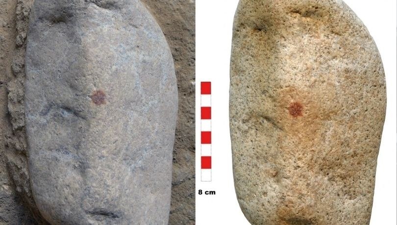 Obiekt przed całkowitym wykopaniem i po całkowitym odsłonięciu / Archaeological and Anthropological Sciences  /