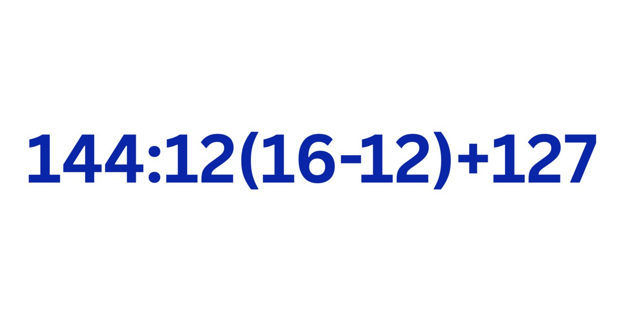 Obliczysz poprawnie to działanie matematyczne? Wielu internautów ma z tym problem. /materiały własne /INTERIA.PL
