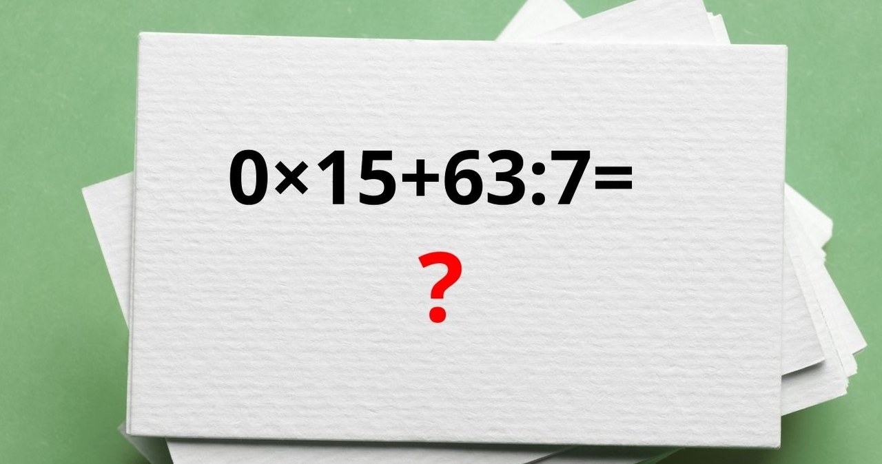 Obliczysz wynik w 5 sekund? /Canva Pro /Canva Pro