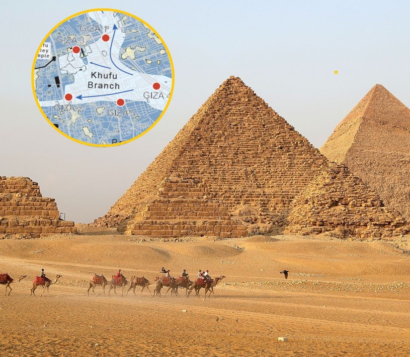 Obok piramid były kiedyś kanały prowadzące do Nilu - to według naukowców wyjaśnia tajemnicę transportu kamiennych bloków /materiały prasowe