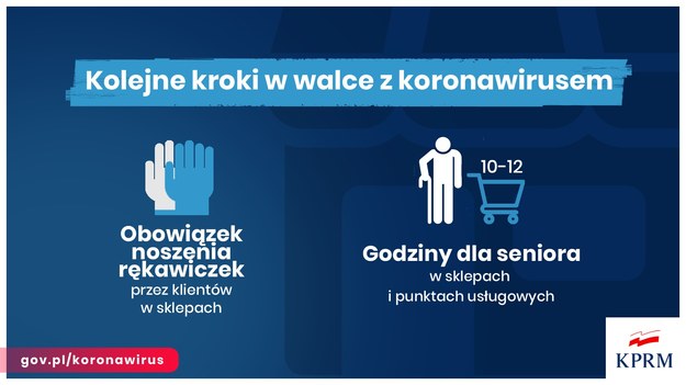 Obostrzenia w sklepach. Godziny dla seniorów /KPRM