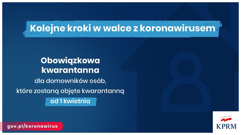 Obowiązkowa kwarantanna /KPRM /