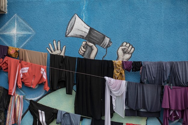 Obóz dla palestyńskich uchodźców w Khan Yunis na zdjęciu ilustracyjnym /HAITHAM IMAD /PAP/EPA