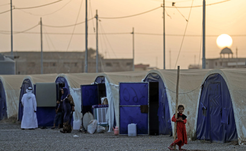 Obóz dla uchodźców w Iraku /AFP