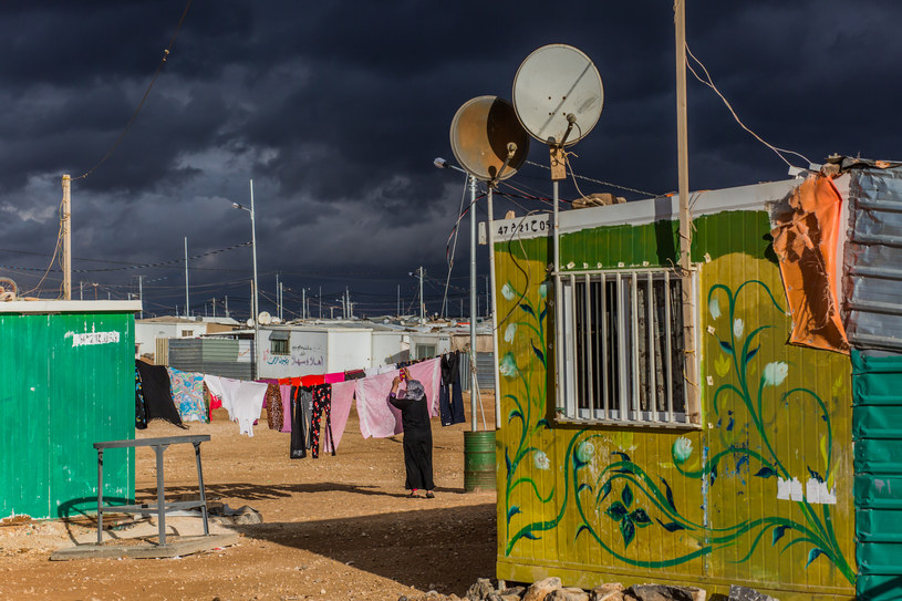 Obóz dla uchodźców Zaatari w Jordanii /Mateusz Skwarczek / Polska Misja Medyczna /