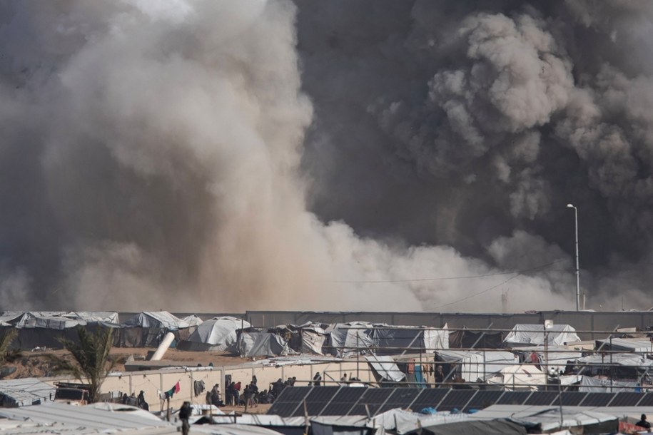 Obóz Ghaith w Strefie Gazy, 31 stycznia 2026 /	AA/ABACA /PAP