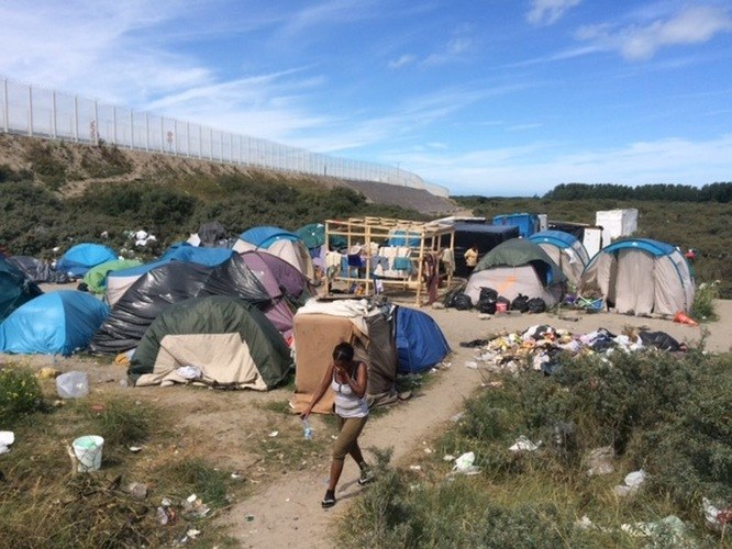 Obóz imigrantów w Calais /Archiwum RMF FM