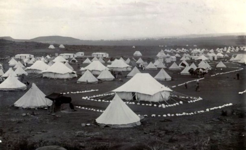 Obóz koncentracyjny w Bloemfontein /domena publiczna