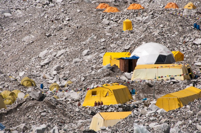 Obóz na Mount Everest /Getty Images
