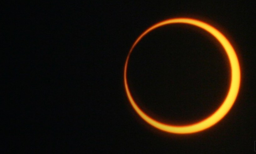 Obrączkowe zaćmienie słońca. / NASA /NASA