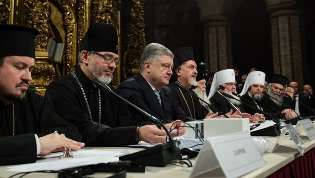 Obradujący w Kijowie Sobór zjednoczeniowy ukraińskiego prawosławia /MIKHAIL PALINCHAK /PAP/EPA