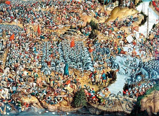 Obraz "Bitwa pod Orszą" jest jedynym dziełem tego typu w polskim malarstwie renesansowym /Polska Zbrojna