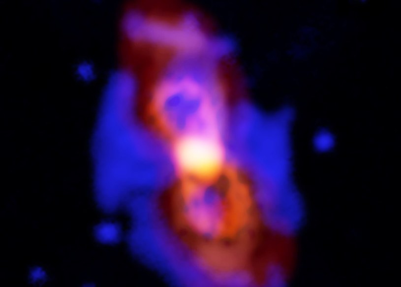 Obraz CK Vulpeculae, pozostałości po zderzeniu gwiazdy podwójnej /materiały prasowe