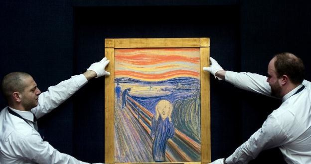 Obraz Edwarda Muncha "Krzyk" sprzedano za kwotę 120 mln dolarów /AFP