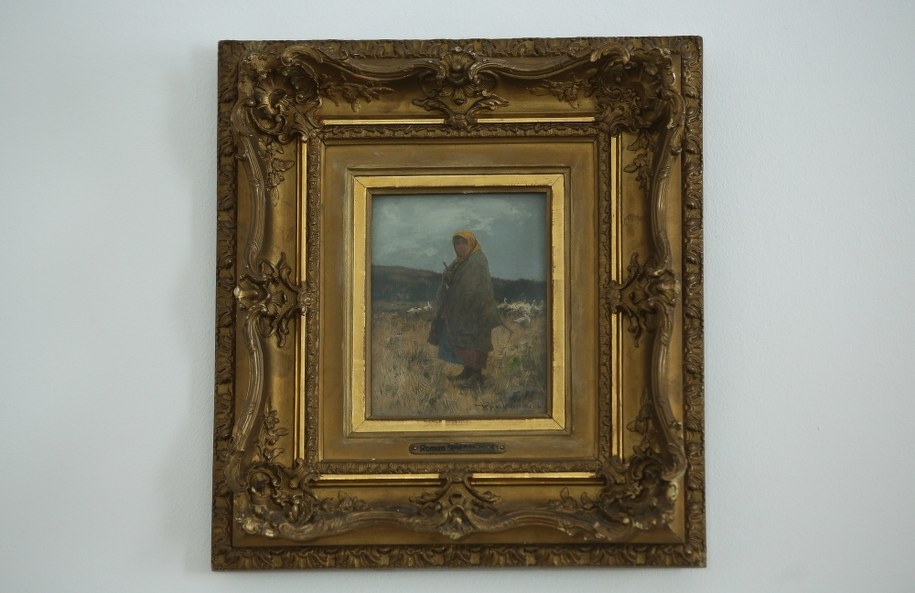 Obraz "Gęsiarka" Romana Kochanowskiego /Rafał Guz /PAP