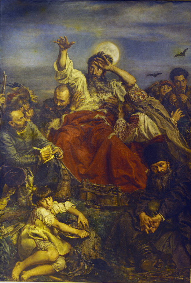 Obraz Jana Matejki "Wernyhora" (1884). W zbiorach Muzeum Narodowego w Krakowie - Sukiennice. /PAI/PAP/Reprodukcja /PAP