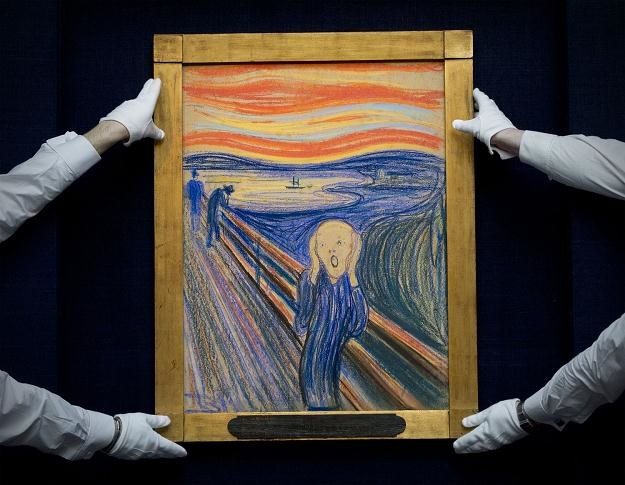 Obraz "Krzyk" został sprzedany w maju w Nowym Jorku za rekordową sumę 120 mln dolarów /AFP