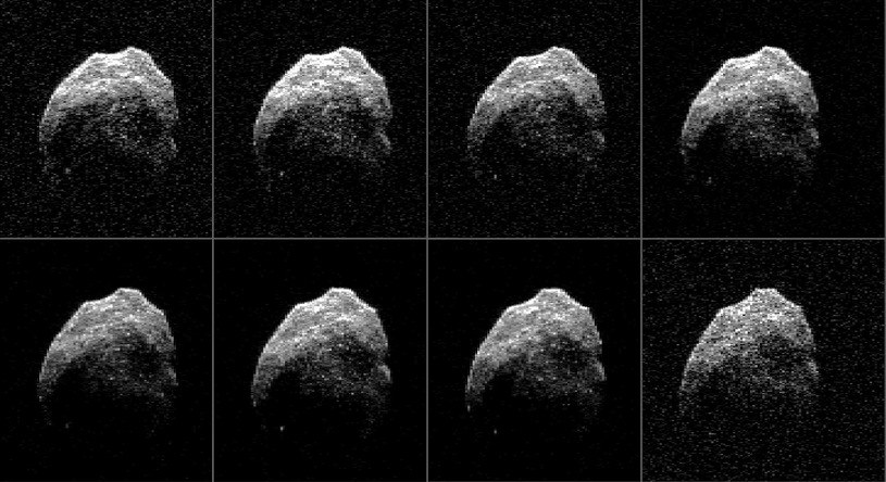 Obraz planetoidy zarejestrowany w chwili, gdy była od 690 do 710 tysięcy kilometrów od Ziemi /NASA