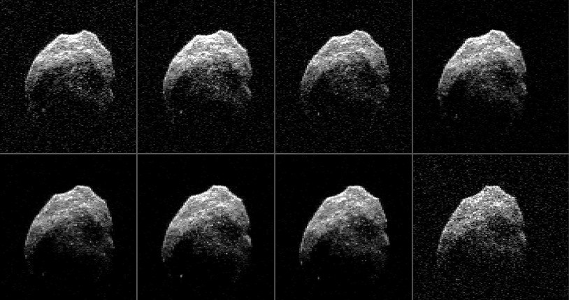 Obraz planetoidy zarejestrowany w chwili, gdy była od 690 do 710 tysięcy kilometrów od Ziemi /NASA