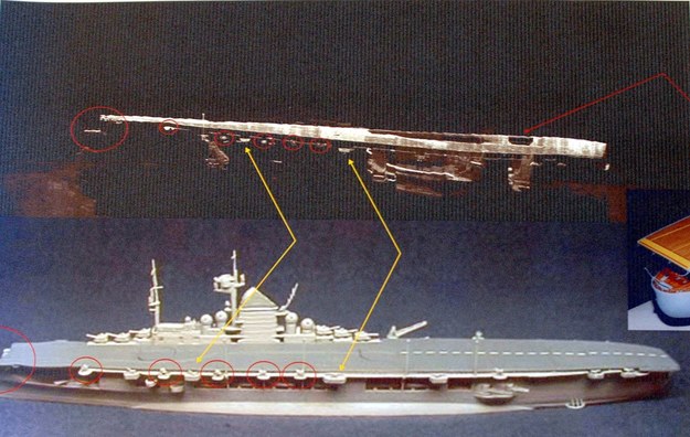 Obraz sonarowy wraku znalezionego na dnie Bałtyku. Jest to Graf Zeppelin, hitlerowski lotniskowiec zatopiony przez Rosjan /Stefan Kraszewski (reprodukcja) /PAP