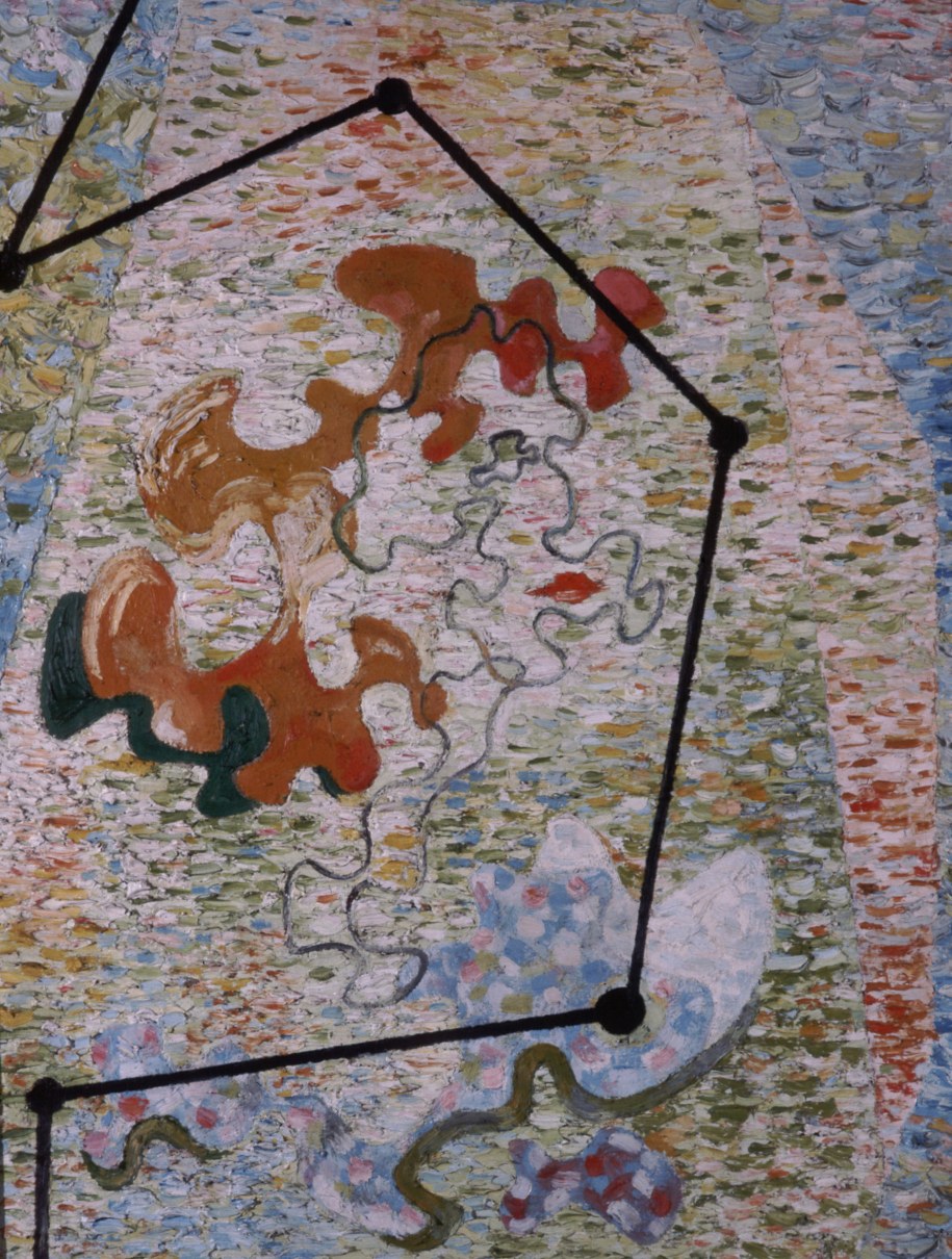 Obraz Władysława Strzemińskiego pt. Powidok słońca albo Rudowłosa /Tomasz Prażmowski  /PAP